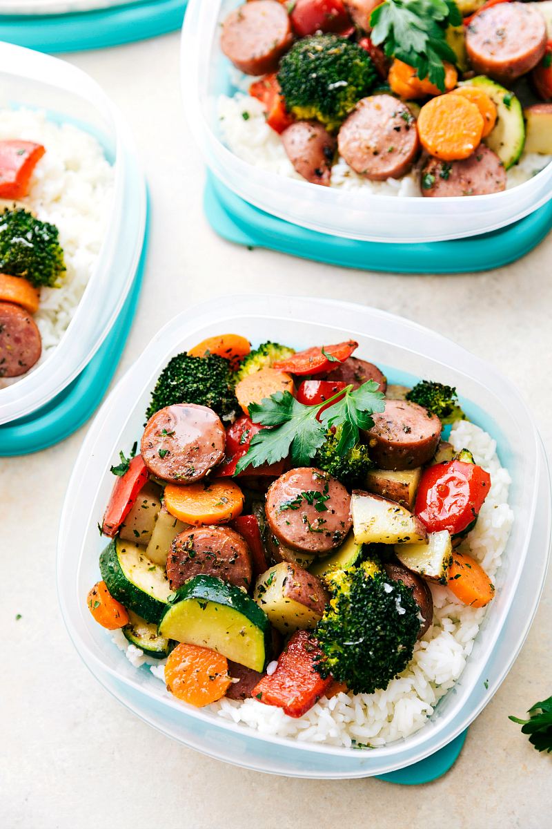 Deliciously-Italian-seasoned-veggies-and-sausage-all-made-in-one-pan